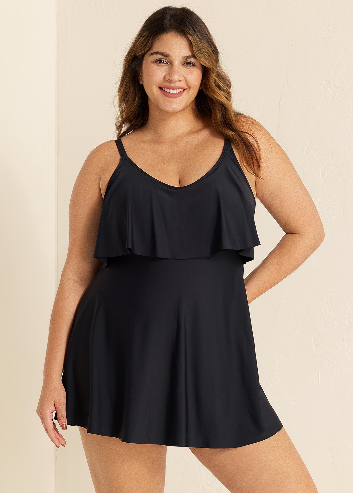 black open back long sleeve dress Black Off Shoulder Long Sleeve Scrunch Butt Open Back Midi Dress Small main image 1